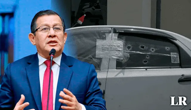 Eduardo Salhuana plantea hipótesis de que atentado sería contra el conductor del auto. Foto: composición LR