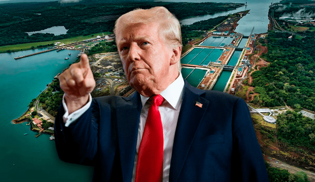 Donald Trump ha reavivado tensiones al sugerir que EE. UU. debería retomar el control del Canal de Panamá. Foto: Composición LR