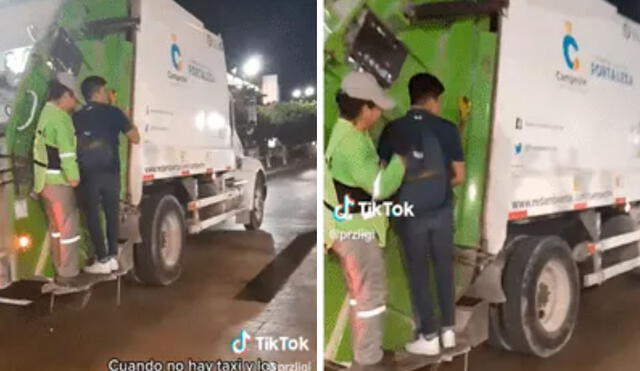 “Transporte es transporte", bromearon usuarios. Foto: composición LR/ TikTok