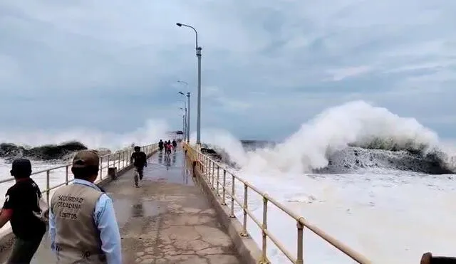 Oleaje anómalo continuará hasta el 30 de diciembre. Foto: difusión