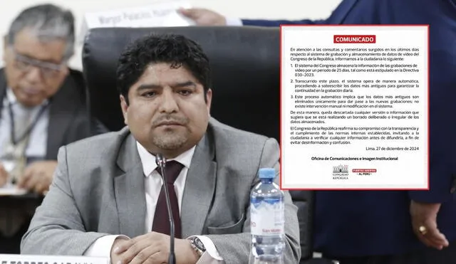 Solicitud se realizo en medio de las investigaciones a Jorge Torres Saravia por presuntamente liderar una red de prostitucion en el Parlamento Composicion: LR.