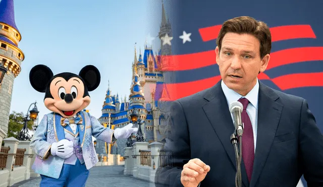 La batalla política entre Disney y Florida podría acabar en repercusiones económicas. Foto: Composición LR