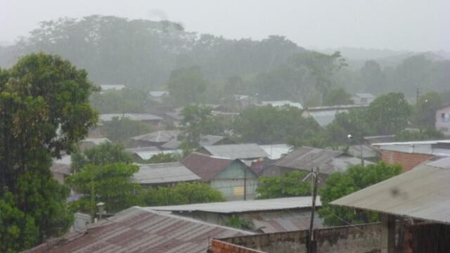 Estas precipitaciones en la selva estarán acompañadas de descargas eléctricas y ráfagas de viento