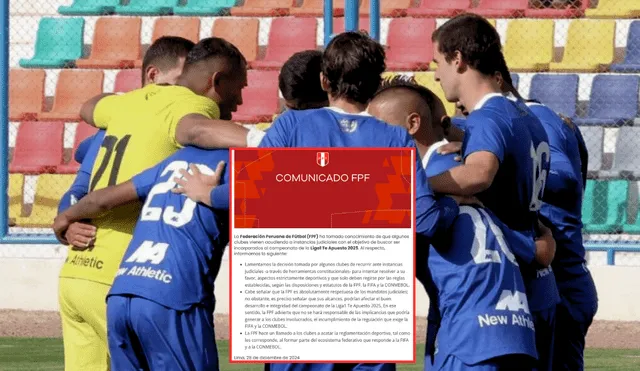 La Federación Peruana de Fútbol emitió un comunicado refiriéndose a la solicitud del Deportivo Binacional. Foto: Composición LR