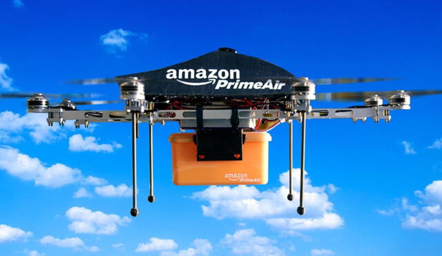 Amazon decidió entregar sus productos a través de drones en USA. Foto: CDN