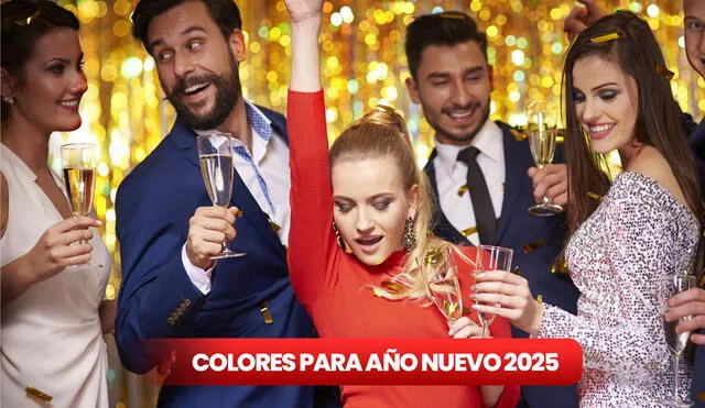 Deslumbra este Año Nuevo 2025 y atrae las mejores vibras con estos 5 colores. Foto: composición LR / Freepik