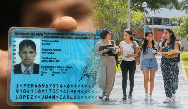 Los jóvenes de 17 años ya pueden obtener su DNI de mayoría de edad. Foto: composición LR/Andina