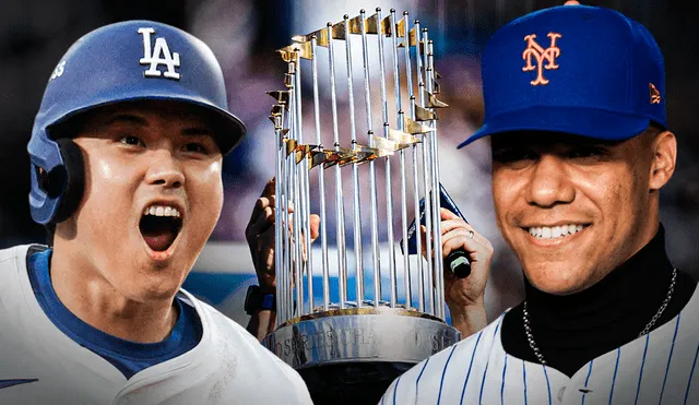 Juan Soto buscará quitarle el trono a Shohei Ohtani, que ganó el título de la MLB en 2024. Foto: composición LR/AFP