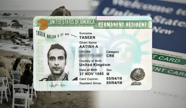 La Green Card incluye códigos que identifican la categoría de inmigración del titular, como el CR6. Foto: composición LR/difusión