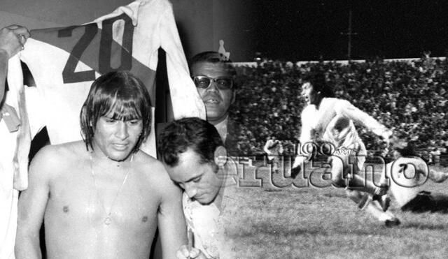 Hugo Sotil marcó el gol con el que Perú derrotó 1 a 0 a Colombia en el partido definitorio para ganar la Copa América 1975. Foto: composición LR/difusión/El Peruano