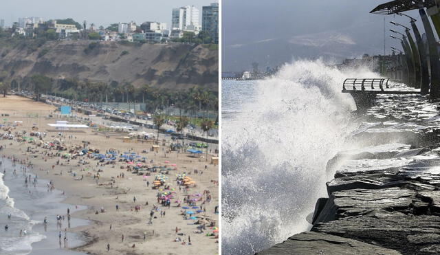 Con la llegada de Año Nuevo, varias playas en el Perú enfrentan cierres temporales debido a oleajes anómalos. Foto: Andina.