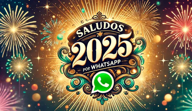 Puedes sorprender a tus amigos y familiares a través saludos únicos y emotivos enviados por WhatsApp. Foto: IA