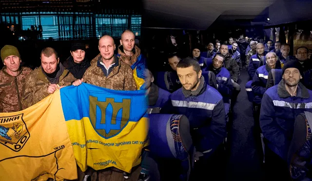 Intercambio de más de 300 prisioneros entre Rusia y Ucrania marca un paso hacia la paz. Foto: composición LR