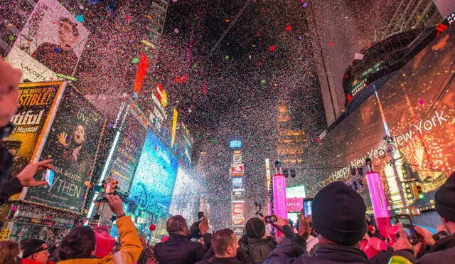 El Time Square recibe el Año Nuevo a lo grande / Foto: CNN