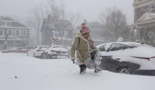 Así podría lucir la capa de nieve en Atlanta / Foto: CNN