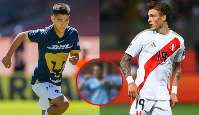 Piero Quispe y Oliver Sonne destacaron en sus respectivos clubes este 2024.  Foto: composición de LR/Pumas UNAM