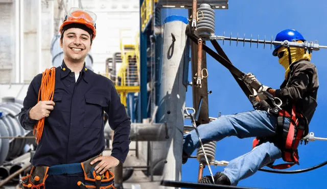 La carrera técnica de electricidad es la tercera mejor pagada en el Perú, según MTPE. Foto: composición LR/Senati/Gobierno del Perú