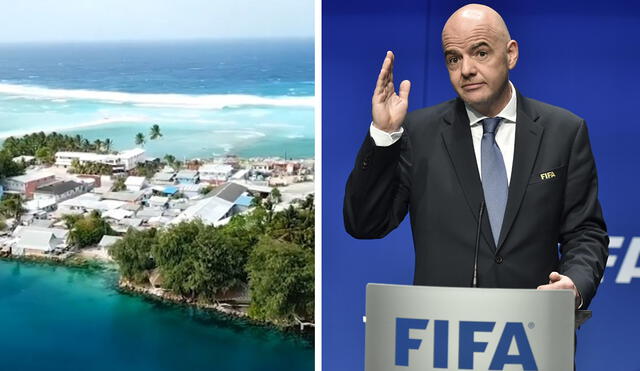 Islas Marshall busca lograr el reconocimiento de la FIFA antes de 2030. Foto: composición de LR/captura de MISF/AFP