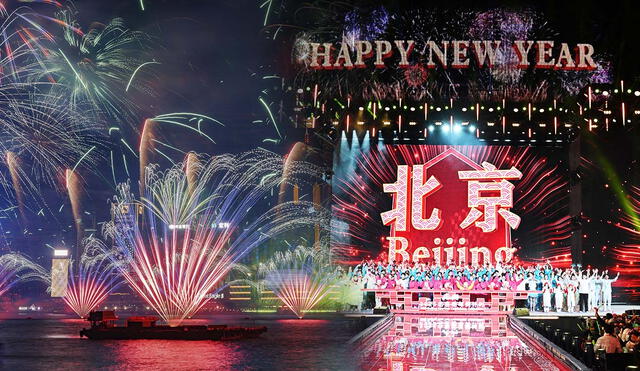 Aunque China celebrará el Año Nuevo Lunar el 29 de enero de 2025, millones disfrutaron de desfiles con danzas del león y dragón para atraer buena fortuna en el 2025. Foto: composición LR/AFP