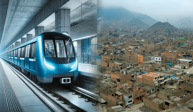 Vecinos de Lima Norte podrían resultar beneficiados con el moderno sistema de transporte, aunque aún no tiene fecha definida para su construcción. Foto: composición de Jazmin Ceras/La República/difusión/IA Vecinos de Lima Norte podrían resultar beneficiados con el moderno sistema de transporte, aunque aún no tiene fecha definida para su construcción. Foto: composición de Jazmin Ceras/La República/difusión/IA