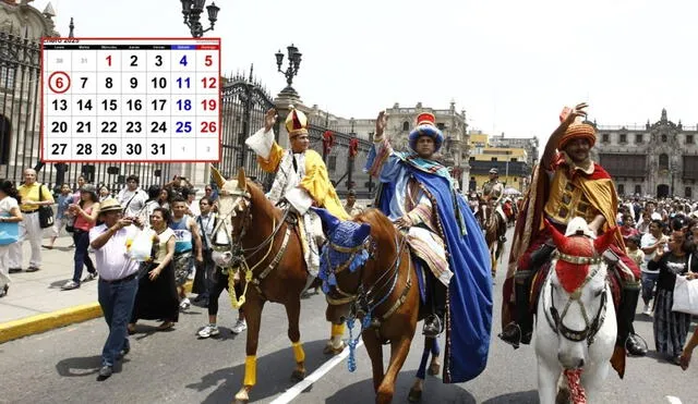 La Bajada de Reyes es una actividad de caracter religiosa y de gran importancia para los cristianos. Foto: Andina