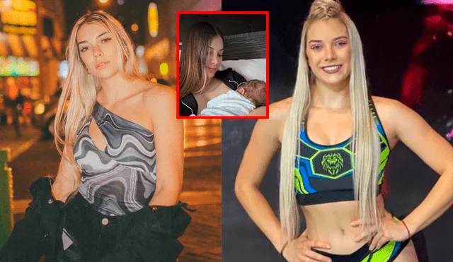 Azul Grantón fue frecuentemente elogiada por Nicola Porcella debido a su belleza. Foto: Composición LR/América TV.