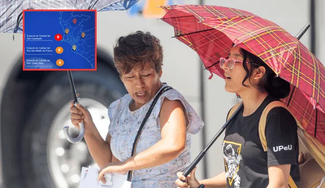 Se aconseja el uso de sombrillas, gorros de ala ancha y lentes de sol con protección UV. Foto: Andina/Senamhi.