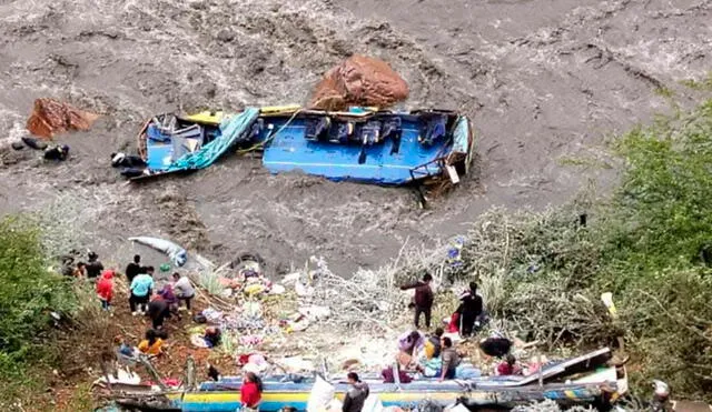 Accidente en Áncash. Foto: Alerta Perú