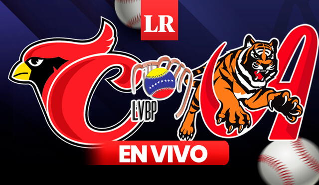 Cardenales de Lara y Tigres jugarán esta noche en Barquisimeto a las 7.00 p. m. Foto: composición LR