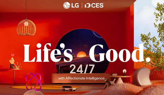 LG Electronics en el CES 2025: todo sobre la nueva visión “Life’s Good 24/7” con Inteligencia Afectiva