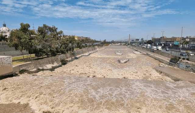 Aumento del caudal del río Rímac preocupa y se podrían activar quebradas por lluvias. Rosa Quincho - La República