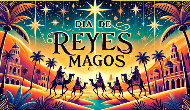 Puedes enviar tarjetas del Día de Reyes Magos 2025 como un gesto de consideración hacia tu familia y amigos. Foto: IA