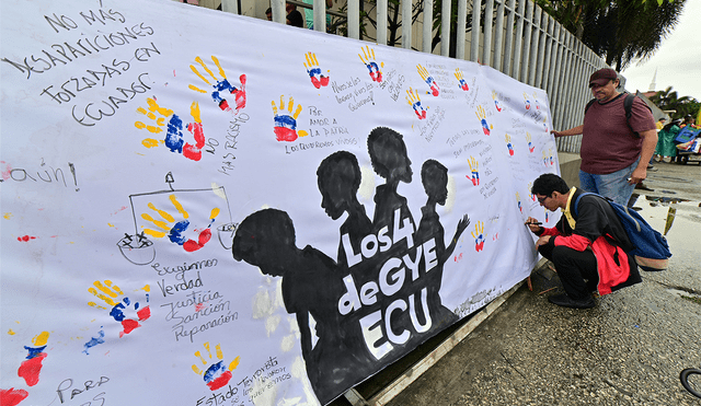 La desaparición el pasado 8 de diciembre de cuatro menores, uno de 11 años, dos de 14 y uno de 15. Foto: AFP