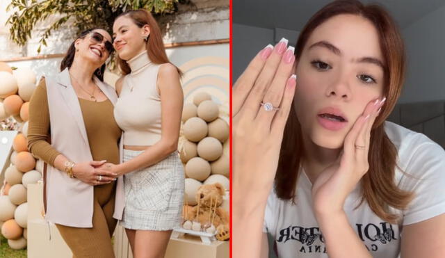 Melissa Lobatón muestra anillo y surgen rumores de boda. Foto: TikTok