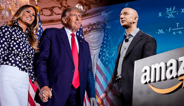 Jeff Bezos llegó a un acuerdo con Melania Trump para rodar su documental | Composición: Gerson Carodoso