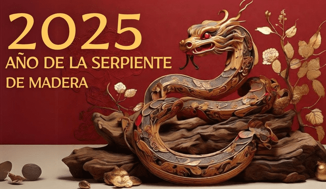 Este es el significado del año de la Serpiente de Madera 2025. Foto: composición LR/El Tiempo