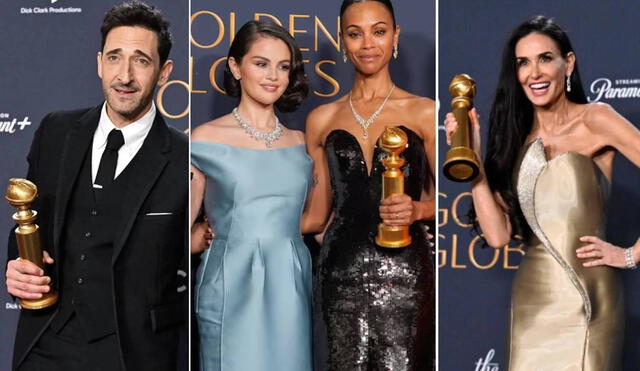 Ganadores de los Golden Globes 2025: Foto: composición LR