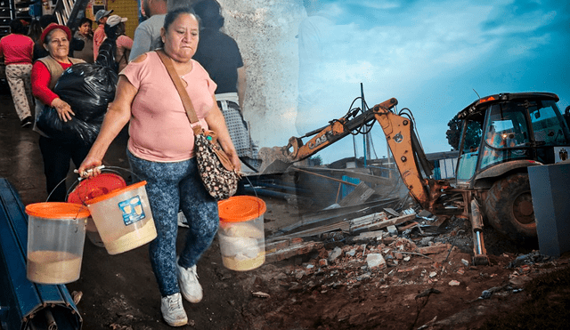 Adultos mayores, niños y mascotas han resultado afectados por los desalojos para la Vía Expresa Sur. Foto: composición de Gerson Cardoso/Kevinn García/La República/MML