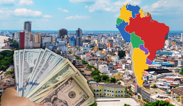 Ecuador se cuenta entre las pocas naciones que han adoptado el dólar estadounidense como su principal moneda oficial. Foto: composición LR/Lugares Turísticos/Mapas/Freepik