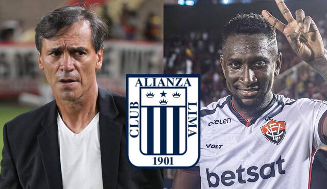 Erick Castillo, que está en conversaciones con Alianza Lima, fue dirigido por Fabián Bustos en Barcelona de Guayaquil. Foto: composición LR/AFP/Vitória