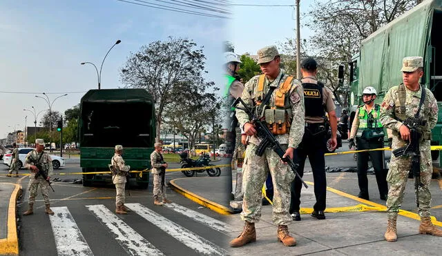 Hombre fallece en Plaza Unión tras ser atropellado por camión militar/Composición LR/Foto: Marcia Chahua