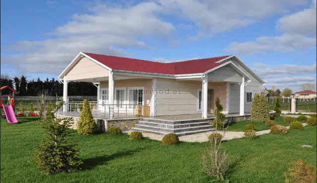 Las casas prefabricadas también tienen larga durabilidad. Foto: difusión