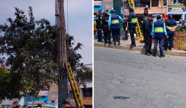 Trabajador fallece tras caer de antena eléctrica en Independencia. Foto: difusión