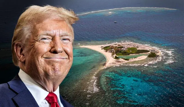 Trump propone cambiar de nombre al Golfo de México por Golfo de América. Foto: composición LR/ CNN/ Océana de México