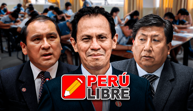 Bancada de Perú Libre fue la que más proyectos de ley para crear universidades propuso durante 2024. Foto: composición La República/Jazmín Ceras