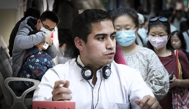 Pese al incremento en la afluencia de pacientes, principalmente niños y ancianos, las autoridades sanitarias chinas afirman que no hay una emergencia nacional relacionada con estos virus respiratorios.Foto: composición LR/Zijing/SCMP/Andina