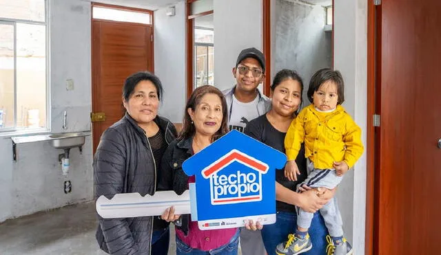 Familias se beneficiaron del programa Techo Propio. Foto: La República