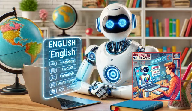 Aprender inglés en herramientas de inteligencia artificial se ha vuelto muy común en la actualidad. Foto: composición LR/chagpt