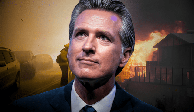 El gobernador Gavin Newsom ha implementado medidas radicales ara evitar los incendios forestales en Palisades Fire, Eaton Fire y Hurst Fire. Foto: composición LR/Reuters