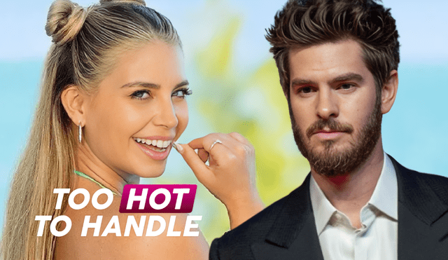 Flavia Laos celebra la mención de Andrew Garfield como fan de 'Too hot to handle'. Foto: Composición LR/Netflix/Difusión